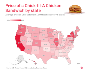 Price of Chick fil A Chicken Sandwich- Updated